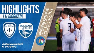 📺 Vis Foligno  Foligno Calcio Highlights Promozione  Girone B  11a Giornata [upl. by Sonitnatsnoc]