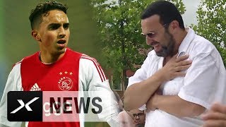 Nach Herzattacke Fans besuchen Familie Nouri  Ajax Amsterdam  Eredivisie [upl. by Anwahsiek20]