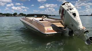 Glastron CVX16 Evinrude ETEC 150ho  Another 2020 run on Cass Lake with chop [upl. by Boyce]