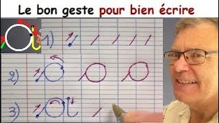 Ecriture française gs cp ce1  Comment bien écrire la lettre a  1 [upl. by Conlan]