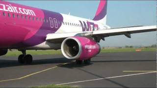 WizzAir Training HévízBalaton Airport Hungary 2011 Sármellék LHSM [upl. by Haizek]