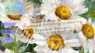 Roseknit39Ep 127 Diamond Painting UnboxingDreamer Designs craft diamondpainting unboxing new [upl. by Zzaj]