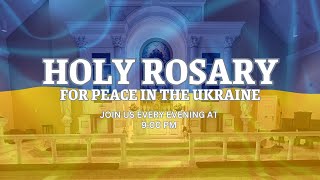 Holy Rosary For Peace In Ukraine [upl. by Melbourne194]