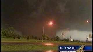 May 3 1999 Tornado  KFOR Live Coverage [upl. by Macrae]