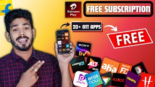 Airtel Xstream App Free Subscription  Watch Sony Liv Lionsgate Alt Balaji Hoichoi for Free [upl. by Naxela]