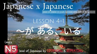 Japanese x Japanese Lesson41 ある いる Learn and practice with a professional teacher🎶 [upl. by Whiffen]