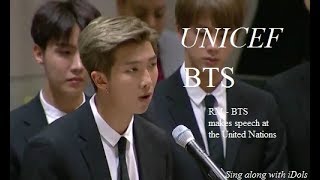 ENG  RM  BTS makes speech at the United Nations [upl. by Finny]