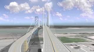 Ambassador Bridge Enhancement Project US version [upl. by Mapes]