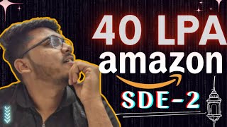 40LPA in Amazon😱  SDE2 at Amazon  How to become a SDE at Top MNCs in Telugu  SDE Road Map 2024 [upl. by Ydnal]