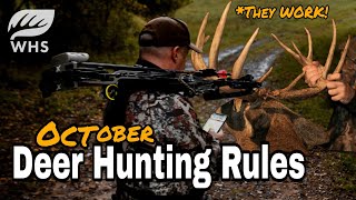 October Deer Hunting Rules [upl. by Dlonyer]