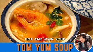 Easy Thai Tom Yum Soup Recipe  Neenas Thai Kitchen [upl. by Wiggins]