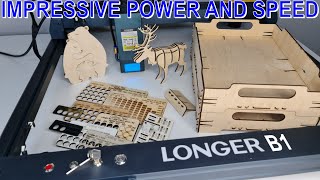 Impressive Power and Speed  Longer B1 30W Laser Engraver [upl. by Saleem]