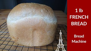 French bread recipe in bread machine 1 pound Frigidaire Bread Maker bread maker recipe [upl. by Kiker]