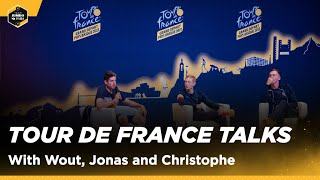 Vingegaard Van Aert and Laporte about the Tour de France  Team JumboVisma [upl. by Innavoj]