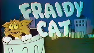 Filmations Fraidy Cat Teaser 1975  The cat with one of his nine lives left Enhanced to 4k [upl. by Kiel]