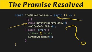 Solving JavaScript Promise Mystery Simplified Explanation  Async Await [upl. by Nireil]