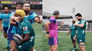 Rugby Challenge 4  Super Rugby Pacific 2024  RD 1  Waratahs vs Highlanders Heated Close Match [upl. by Bonneau]