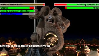 Wallace amp Gromit The Curse of the Were Rabbit 2005 Final Battle with healthbars [upl. by Sachs]