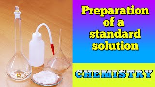 Chemistry  Preparation of a standard solution with sodium chloride [upl. by Vern917]