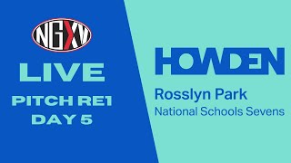 LIVE RUGBY HOWDEN ROSSLYN PARK NATIONAL SCHOOLS 7s  PITCH RE1 DAY 5 [upl. by Orin]