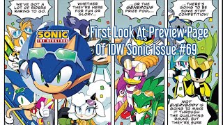 First Look At Preview Page Of IDW Sonic Issue 69 [upl. by Noremac]