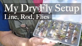 My dry fly fishing setup  leader and tippet for beginners How to setup a successful trout outfit [upl. by Hong438]