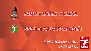 Jornada 21 Pamesa Teruel Voleibol VS Unicaja Costa de Almería [upl. by Ahsiekram]