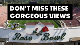 Never Before Seen Views of The Rose Bowl in Pasadena California Drone Shots [upl. by Feinleib]