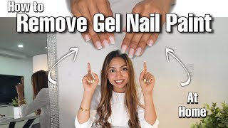 How I remove gel nail polish at home  Step by Step Tutorial [upl. by Veedis]