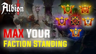 THE BEST WAY TO FARM FACTION POINTS SOLO  Albion Online Faction [upl. by Eahsat]