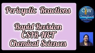 Pericyclic Reactions rapid CSIRNET [upl. by Eemla]