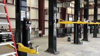 Challenger Lifts  2 post lifts and Scissor Lifts Installed At Florida [upl. by Shawn]