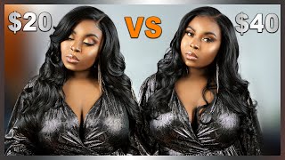 Comparing 2 NEW synthetic OUTRE wigs  20 GLORIANA lace front VS 40 EVONA melted hairline [upl. by Gillian]