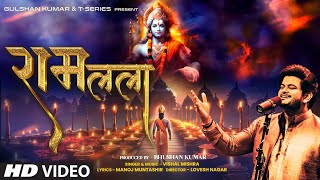 RAM LALA Full Bhajan By Vishal Mishra  Manoj Muntashir  Lovesh Nagar  TSeries [upl. by Rad]