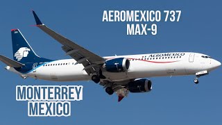 Aeromexico 737 Max 9 MonterreyCiudad De Mexico [upl. by Bethezel]