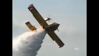 Canadair CL 415 Water Bomber coded I  DPCH 2007 [upl. by Bert]