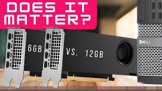 RTX a2000 6GB vs 12GB in a Dell Optiplex 7010 SFF [upl. by Jaycee54]