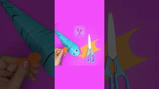 Moving Paper Fish  Paper Crafts for Kids  Animated Paper Fish Fun and Easy Paper Crafts for Kids [upl. by Ramsdell]