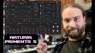 Arturia Pigments 5  No Talking [upl. by Anirdnajela]