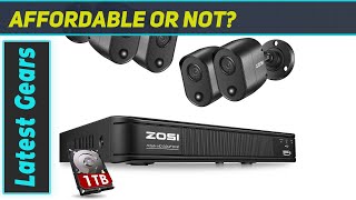 ZOSI 2K 5MP Home Security Camera System Outdoor Indoor H265 CCTV DVR Recorder with Hard [upl. by Stasny]