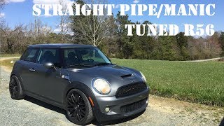 Straight Pipe Mini Cooper R56 Walkaround [upl. by Liamsi]