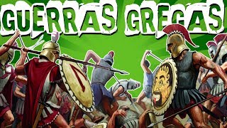 HISTÓRIA GERAL 62 AS GUERRAS GREGAS [upl. by Acilegna]