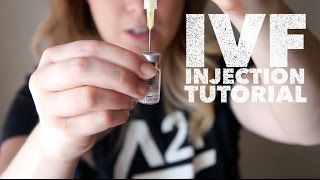 IVF DAY 10  IVF Injections tutorial  Last Day of shots [upl. by Jervis]