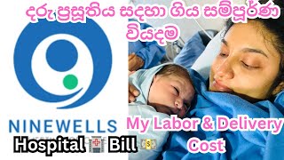 My labor amp Delivery costTotal Hospital Bill 💵සාමාන්‍ය දරු උපත sinhala 🇱🇰 ninewellshospital7663 [upl. by Tenenbaum625]