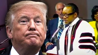 Trump Gets TORCHED By Church Pastor in Explosive MustSee Speech [upl. by Yur378]