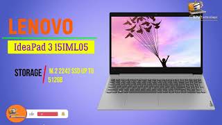 Lenovo IdeaPad 3 15IML05 specification review  how to upgrade ram and SSD and replacement [upl. by Adnuhsar]