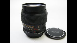 KONICA HEXANON AR 85mmF18 [upl. by Nagy868]