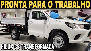 TOYOTA HILUX CABINE CHASSI  TRANSFORMADA PRONTA PARA TRABALHO [upl. by Eycats]