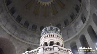 Tomb of Jesus  the Restroed Shrine EDICULE in JERUSALEM [upl. by Rettig456]