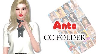 Anto CC Folders  SIMS 4 CAS [upl. by Marra]